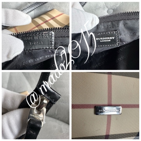 Burberry Beige Coated Canvas Pochette Authentic - Picture 8 of 15